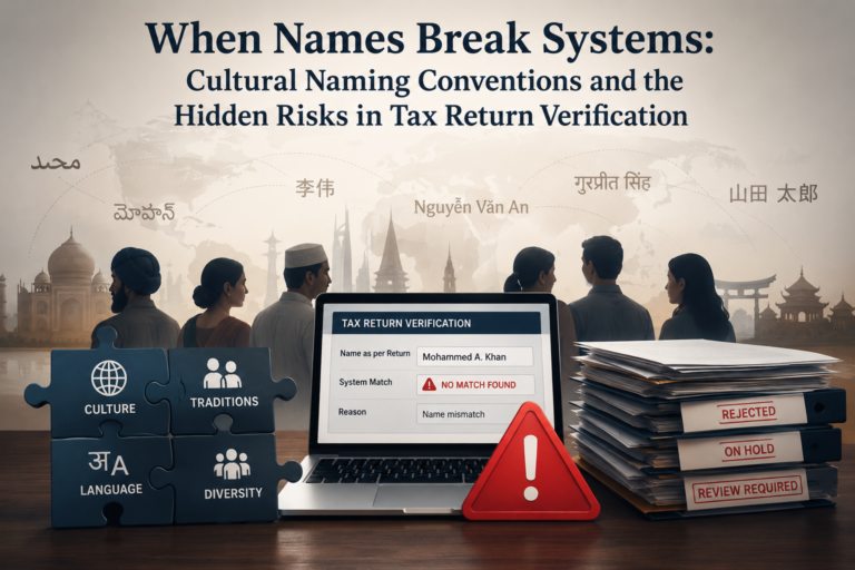 When Names Break Systems Cultural Naming Conventions and the Hidden Risks in Tax Return Verification